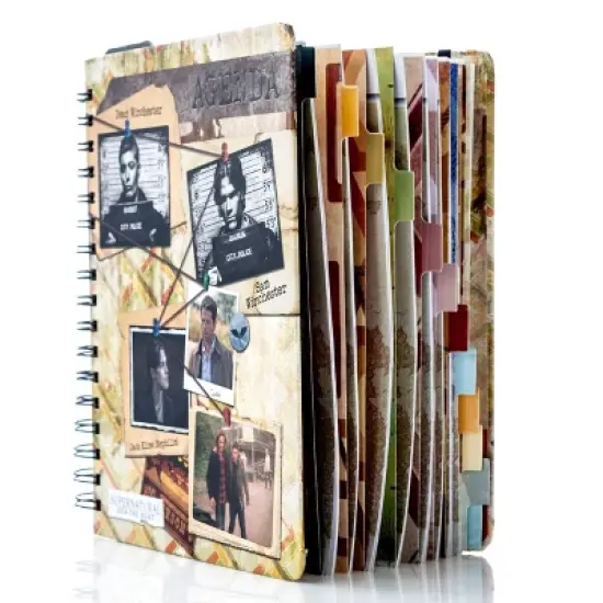 Undated Supernatural Spiral Planner Weekly - Con*Quest Journals image {1}