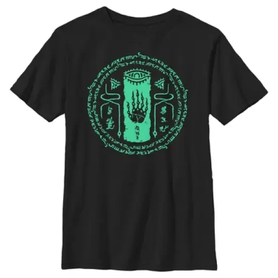 Boy's Nintendo The Legend of Zelda: Tears of the Kingdom Glowing Shrine Rune T-Shirt image {4}