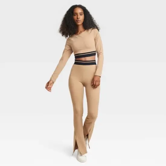 Women's Cropped Long Sleeve Top - JoyLab&trade; image {2}