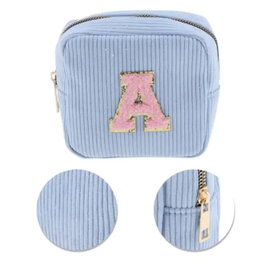 Unique Bargains Letter A Pattern Makeup Bag 1 Pc image {3}