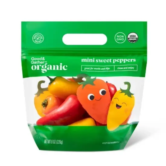 Organic Mini Sweet Peppers - 8oz - Good & Gather&trade; image {4}
