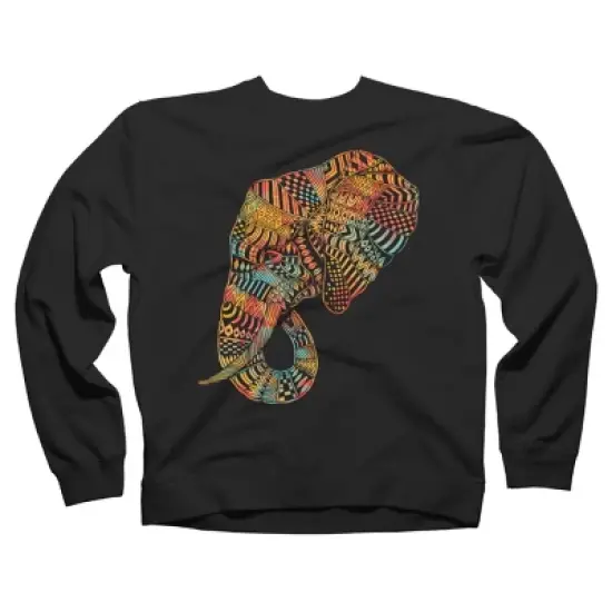 Adult Design By Humans Elephant (Majestic) By kase Sweatshirt image {3}