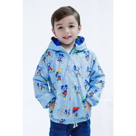 Disney Pixar Zip Up Waterproof Hooded Rain Jacket Coat Infant image {1}