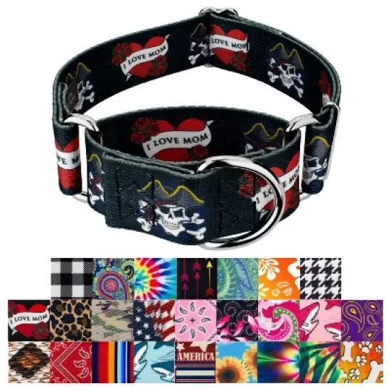 Country Brook Petz HossFit Wide Martingale Dog Collar Collection image {8}