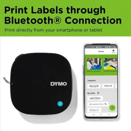 DYMO Letratag 200 Bluetooth Label Maker with White Paper Label Tape image {1}