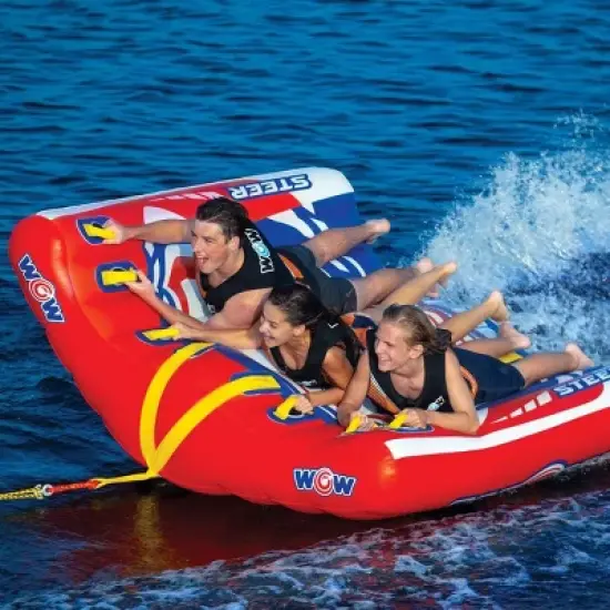 WOW Power Steer 3-Person Steerable Deck Tube image {8}