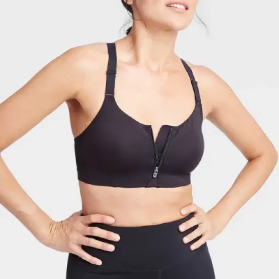 Women's High Support Zip-Front Sports Bra - All in Motion&trade; image {4}