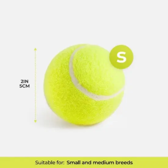 Allforpaws Automatic Dog Ball Launcher Suitable for Little Dog, Interactive Dog Ball Thrower with 3 Tennis Balls (2in) image {9}