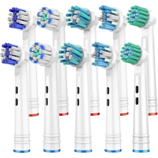 SetSail Replacement Toothbrush Heads for Oral B Braun, 10 Pcs Professional Electric Toothbrush image {3}