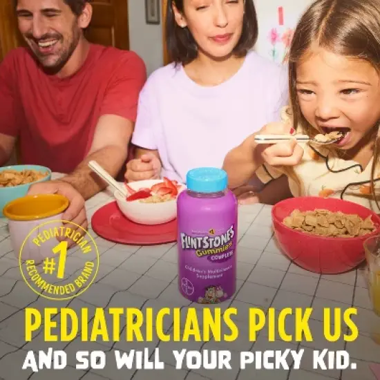 The Flintstones Kids' Complete Multivitamin Gummies - Mixed Fruit image {4}