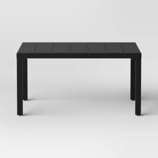 Metal Beech Rust and UV-Resistant Outdoor Patio Coffee Table Matte Black - Threshold&trade; image {2}