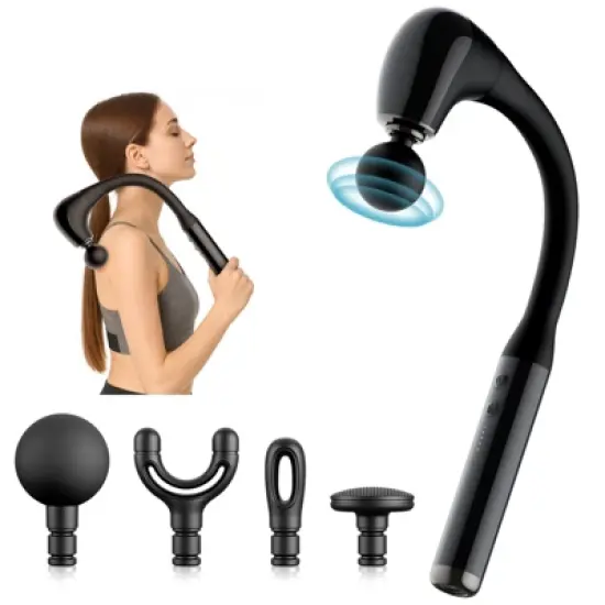 SUGIFT Massage Gun Deep Tissue with Extended Handle Revolutionary U-Shaped Back Massager Body Massager for Neck, Shoulder, Leg image {10}