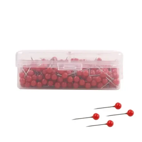 Unique Bargains Round Head Push Pins for Home Office Bulletin Board Crafts 500 Pcs image {11}