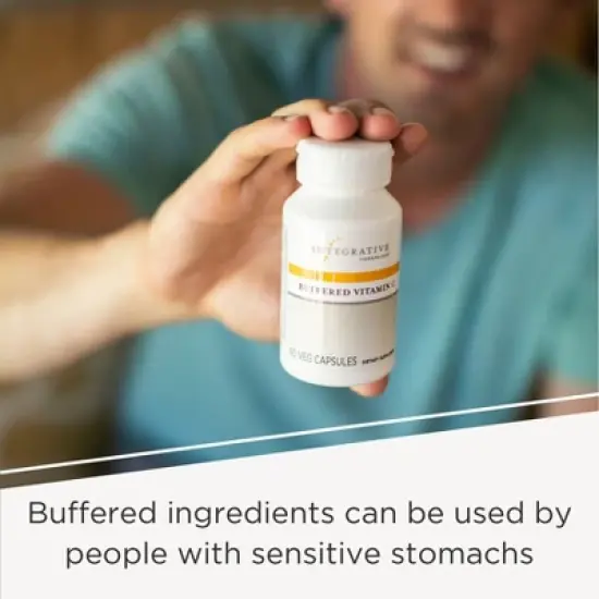 Integrative Therapeutics Buffered Vitamin C 1,000 mg - Immune Support Supplement with Magnesium and Calcium - Gluten Free - 60 Vegan Capsules image {5}