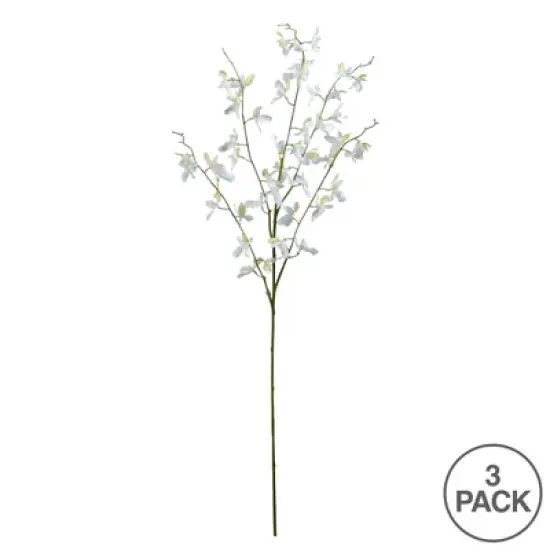 Vickerman Artificial Mini Dancing Orchid Spray image {2}