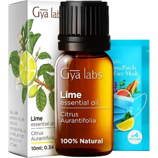 Gya Labs Lime Essential Oil for Skin - 0.34 Fl Oz -Lime Oil for Diffuser, Hair & Candle Making Scent image {6}