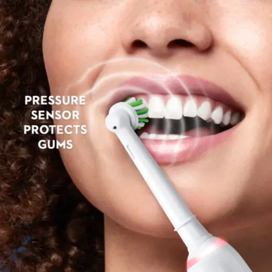 Oral-B 1500 CrossAction Electric Power Rechargeable Battery Toothbrush Powered by Braun image {2}