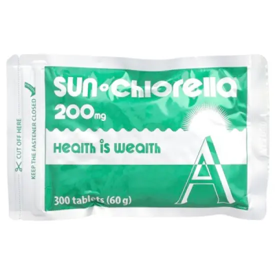 Sun Chlorella Chlorella Supplement, 200 mg, 300 Tablets image {2}
