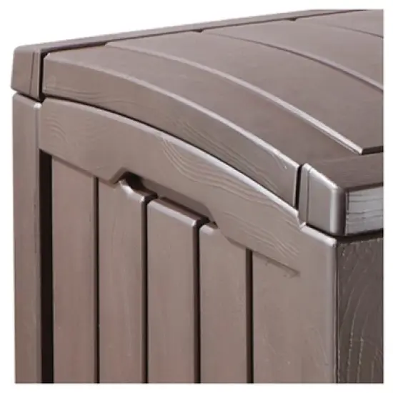 Glenwood 101 Gallon Outdoor Storage Box - Brown - Keter image {7}