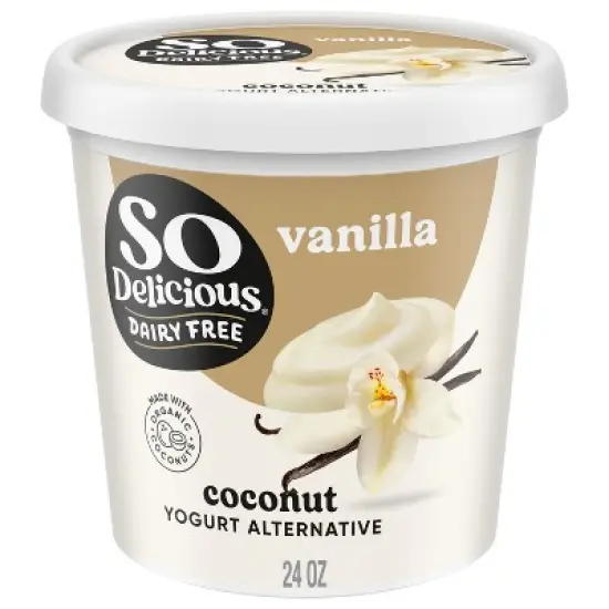 So Delicious Dairy Free Vanilla Coconut Milk Yogurt - 24oz image {10}