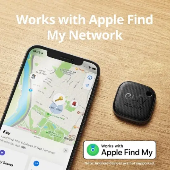 eufy SmartTrack Link,&nbsp; Works with Apple Find My (iOS only), Key Finder, Bluetooth Tracker, Phone Finder, Water Resistant image {2}