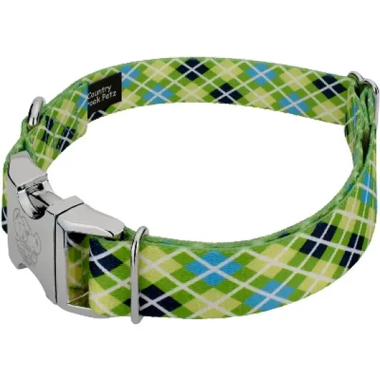 Country Brook Petz Premium Margarita Argyle Dog Collar image {3}
