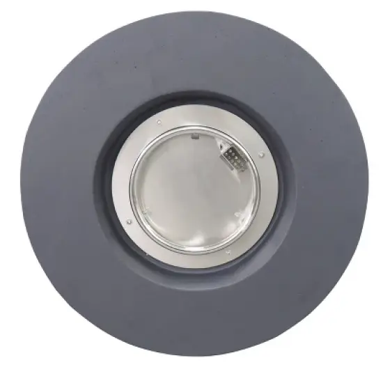 GDFStudio Hearth Outdoor 40,000 BTU Lightweight Concrete Circular Fire Pit Table image {4}