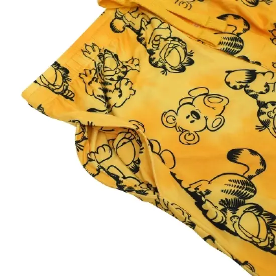 Men's Adult Garfield Orange Sleep Pants image {1}