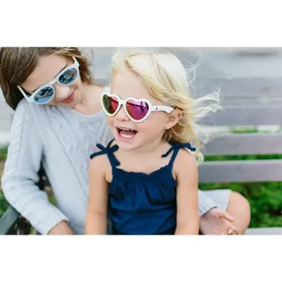 Babiators Children's Heart Shaped UV Sunglasses Bendable Flexible Durable Baby Safe -Free Carry Case Included!! image {3}