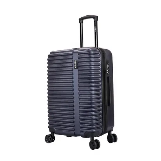 InUSA Ally Lightweight Hardside Large Checked Spinner Suitcase image {9}