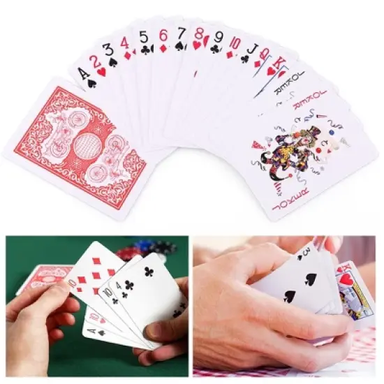 LotFancy Playing Cards, 6 Blue and 6 Red, Poker Size, Standard Index, 12 Decks image {3}