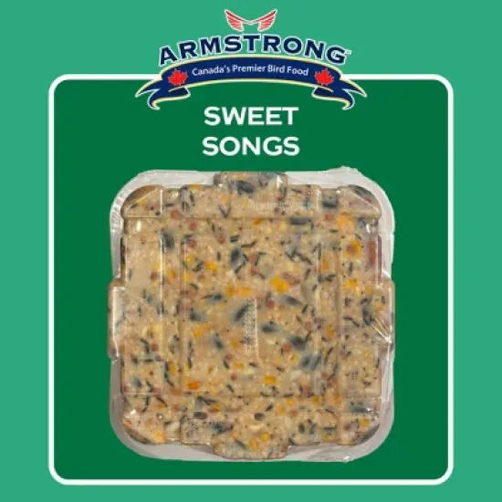 Armstrong Wild Bird Food Royal Jubilee Sweet Songs Suet Cake for Songbirds, 10.6oz (Pack of 3) image {2}
