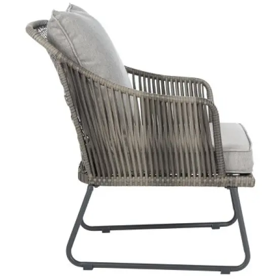 Jensen 3 Piece Lounge Set - Indoor/Outdoor - PAT9008 - Safavieh image {8}