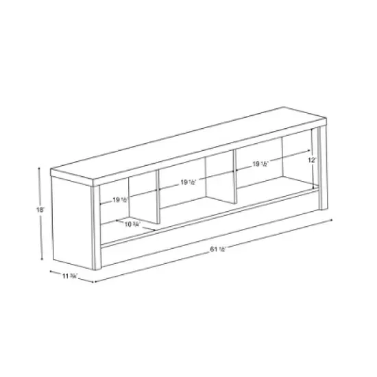 Calla Entryway Bench White - Prepac image {2}