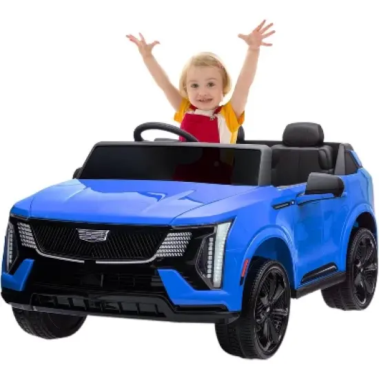 24V Ride on Car, Licensed Battery Powered Electric Vehicle w/Remote Control, Music, LED Lights for Boys Girls image {9}