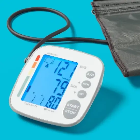 Upper Arm Blood Pressure Monitor - up&up&trade; image {1}