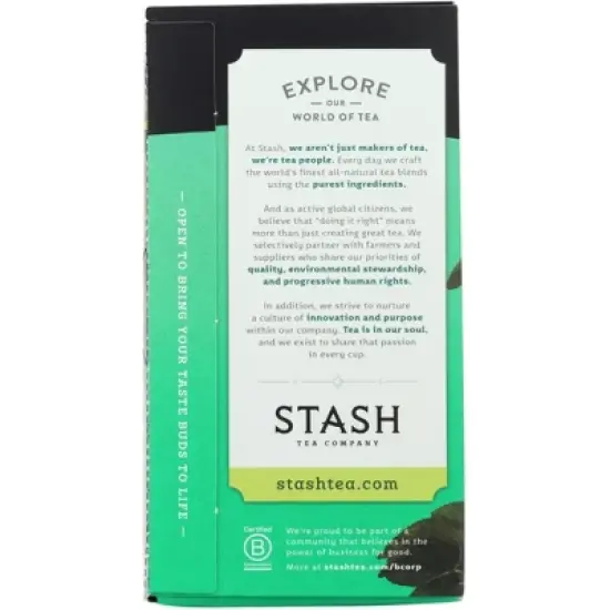 Stash Tea Herbal Peppermint Tea - Case of 6/20 Bags image {4}