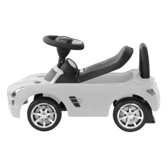 Best Ride On Cars Baby Toddler Ride-On Mercedes Benz Push Car Toy with Music, Horn Sounds and Handle, Red image {3}