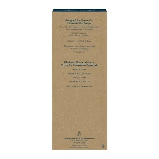 Grove Co. Dish Soap Glass Dispenser with White Silicone Sleeve image {1}