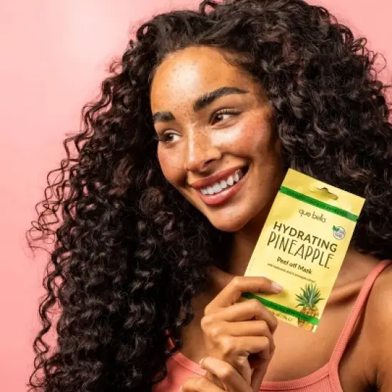 Que Bella Hydrating Pineapple Peel Off Mask - 0.35oz image {3}