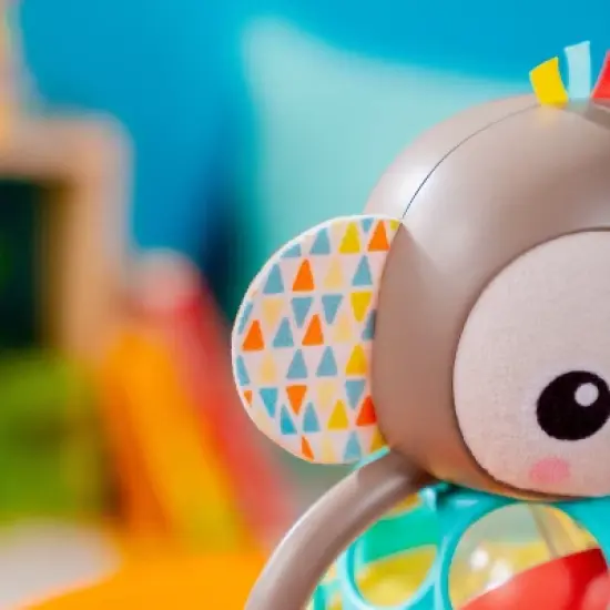 Bright Starts Grab and Giggle Monkey Multi-Sensory Toy image {4}