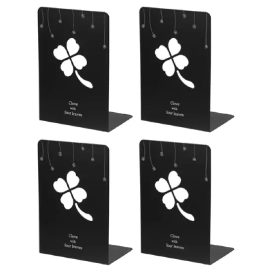 Unique Bargains Pressed Flowers L-Shaped Desk Organizer Bookend for Stationery Desktop Office Accessories image {6}