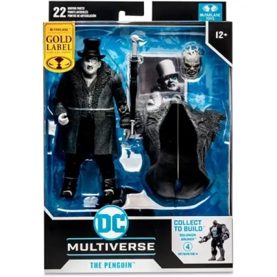 Mcfarlane Toys DC Multiverse 7 Inch Action Figure | Arkham City Penguin (BW Gold Label) image {3}