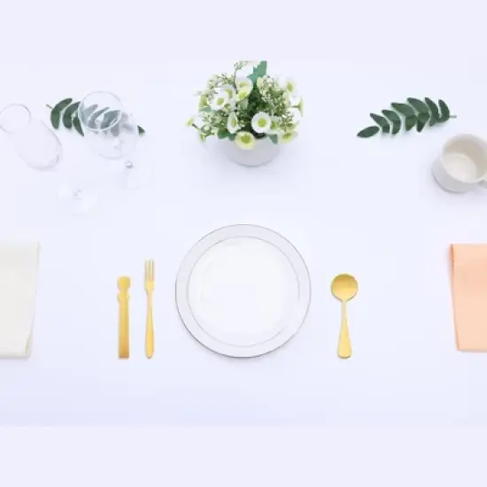 REGALWOVEN 12 Piece Stainless Steel Mirror Polished Silverware Set Flatware image {5}