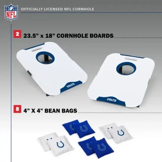 NFL Indianapolis Colts All-Weather Travel Cornhole Set image {1}