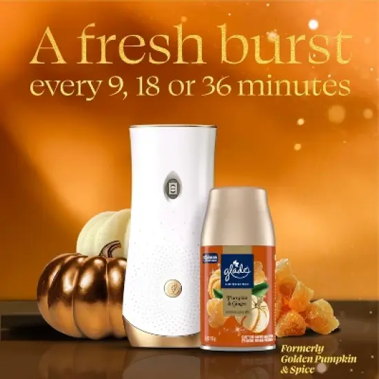 Glade Automatic Spray Air Freshener - Pumpkin & Ginger - 6.2 fl oz image {4}