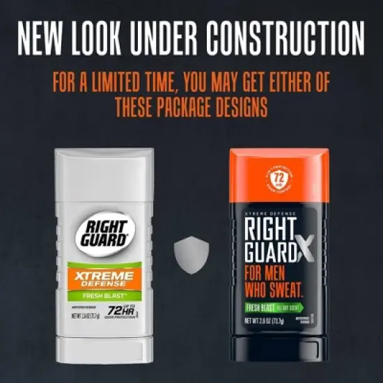 Right Guard Xtreme Defense Invisible Solid Antiperspirant & Deodorant - Fresh Blast Scent - 2.6oz/2pk image {4}