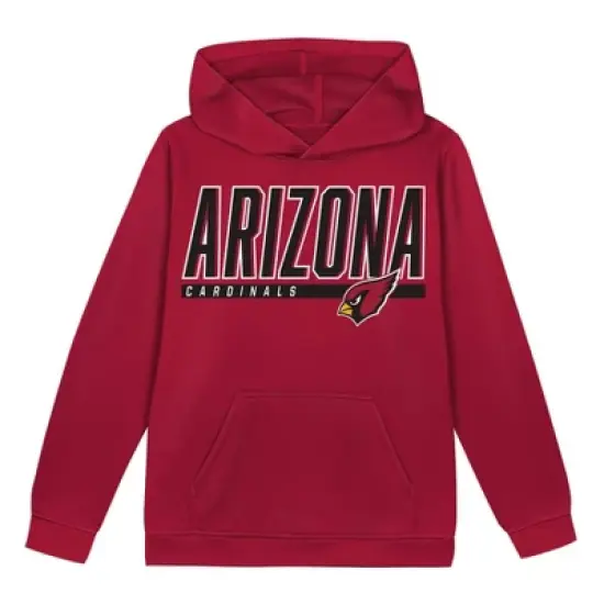 NFL Arizona Cardinals Boys' Performance Hooded Sweatshirt image {1}