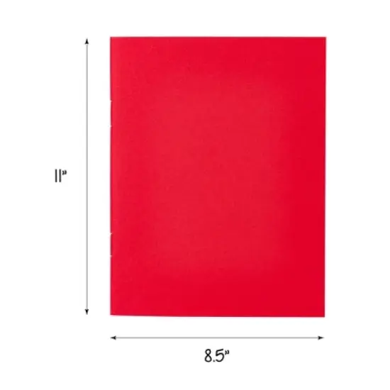 Hygloss&reg; Bright Blank Books, 24 Pages, Assorted Colors, 8.5" x 11", 6 Per Pack, 2 Packs image {2}