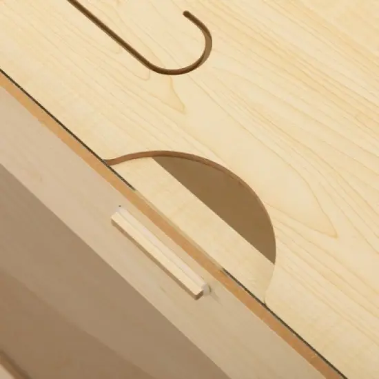 FURNIinspire Pet Crates and Houses, Small Animal Cage, Transparent for Interior View, Brown, 41.73"*21.06"*20.67" image {3}